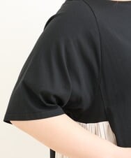 OLEES31090 eur3(エウルキューブ) 【大きいサイズ】サイドプリーツチュニック ベージュ(82)