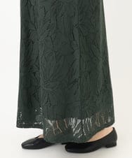 OLEFA01099 eur3(エウルキューブ) 【大きいサイズ】レースキャミワンピース ダークグレー(93)