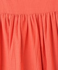 OLEFA04099 eur3(エウルキューブ) 【大きいサイズ】アイレットレースチュニック レッド(05)