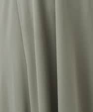 OLEFA19169 eur3(エウルキューブ) 【大きいサイズ】バックプリーツワンピース カーキ(36)