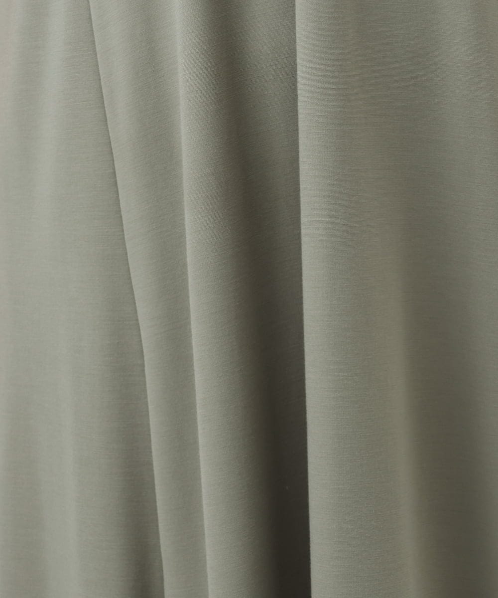 OLEFA19169 eur3(エウルキューブ) 【大きいサイズ】バックプリーツワンピース カーキ(36)