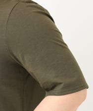 OLEFA21089 eur3(エウルキューブ) 【大きいサイズ】フレアジャージーチュニック カーキ(36)
