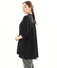 OLEFA35089 eur3(エウルキューブ) 【大きいサイズ】ポーラ2WAYブラウス ブラック(94)