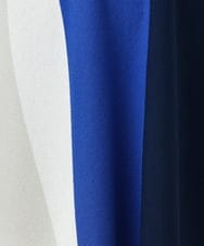 OLEFA37119 eur3(エウルキューブ) 【大きいサイズ】ストライプチュニック ブルー(55)