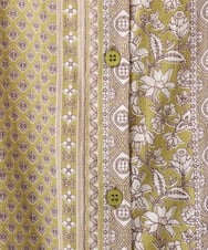 OLEFD01109 eur3(エウルキューブ) 【大きいサイズ】コットンノースリーブワンピース ライトイエロー