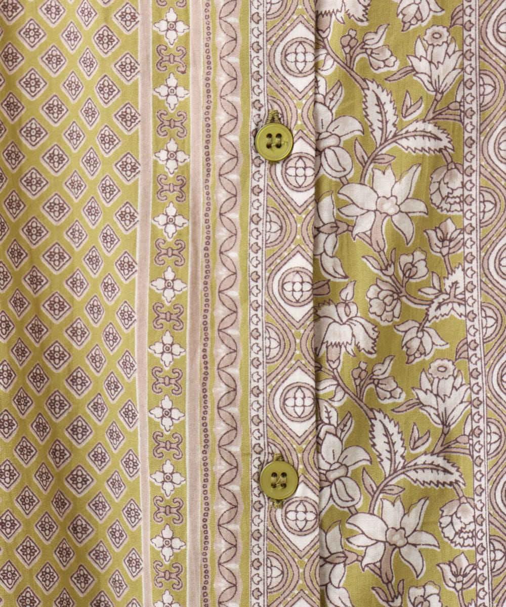 OLEFD01109 eur3(エウルキューブ) 【大きいサイズ】コットンノースリーブワンピース ライトイエロー