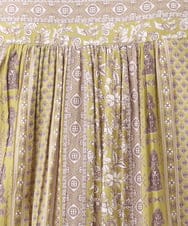 OLEFD01109 eur3(エウルキューブ) 【大きいサイズ】コットンノースリーブワンピース ライトイエロー