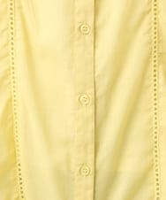 OLEFD02099 eur3(エウルキューブ) 【WEB先行販売】【大きいサイズ】ハシゴレースチュニック イエロー