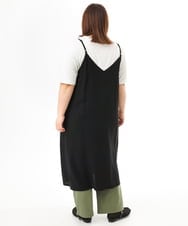 OLEFD15119 eur3(エウルキューブ) 【大きいサイズ】2WAYキャミワンピース ブラック