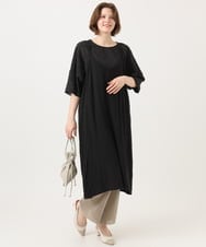 OLEFD15119 eur3(エウルキューブ) 【大きいサイズ】2WAYキャミワンピース ブラック