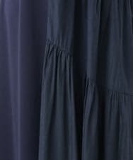 OLEFD16169 eur3(エウルキューブ) 【大きいサイズ】ジャージーコンビワンピース ネイビー