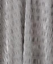 OLEFD18099 eur3(エウルキューブ) 【大きいサイズ】ドロップショルダーストライプワンピース ブラック