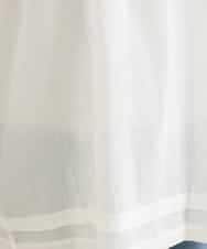 OLEFP26080 eur3(エウルキューブ) 【大きいサイズ】ナチュラルレースコットンチュニック アイボリー(80)