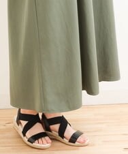 OLEFS18120 eur3(エウルキューブ) 【大きいサイズ】キャミワンピース カーキ(36)
