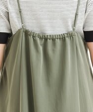 OLEFS18120 eur3(エウルキューブ) 【大きいサイズ】キャミワンピース カーキ(36)