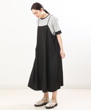 OLEFS18120 eur3(エウルキューブ) 【大きいサイズ】キャミワンピース ブラック(94)