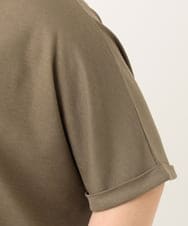 OLEGA29099 eur3(エウルキューブ) 【大きいサイズ/接触冷感】カノコボクシーシルエットチュニック カーキ(36)