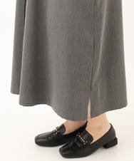 OLEGA41129 eur3(エウルキューブ) 【WEB先行販売】【大きいサイズ/soso×eur3】2wayノースリーブワンピース グレー(92)