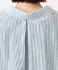 OLEGD04089 eur3(エウルキューブ) 【WEB先行販売】【大きいサイズ】コットンシアーチュニック ブルー