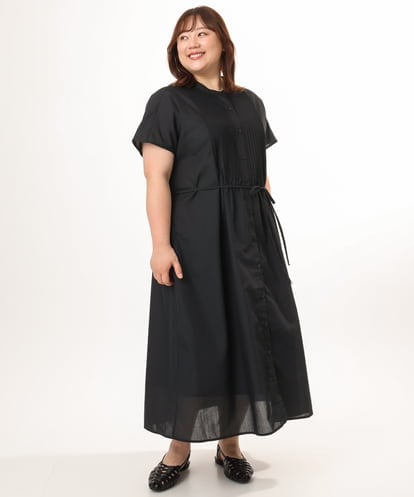OLEGD14109 eur3 【WEB先行販売】【大きいサイズ/a.v.v×eur3】ピンタックワンピース