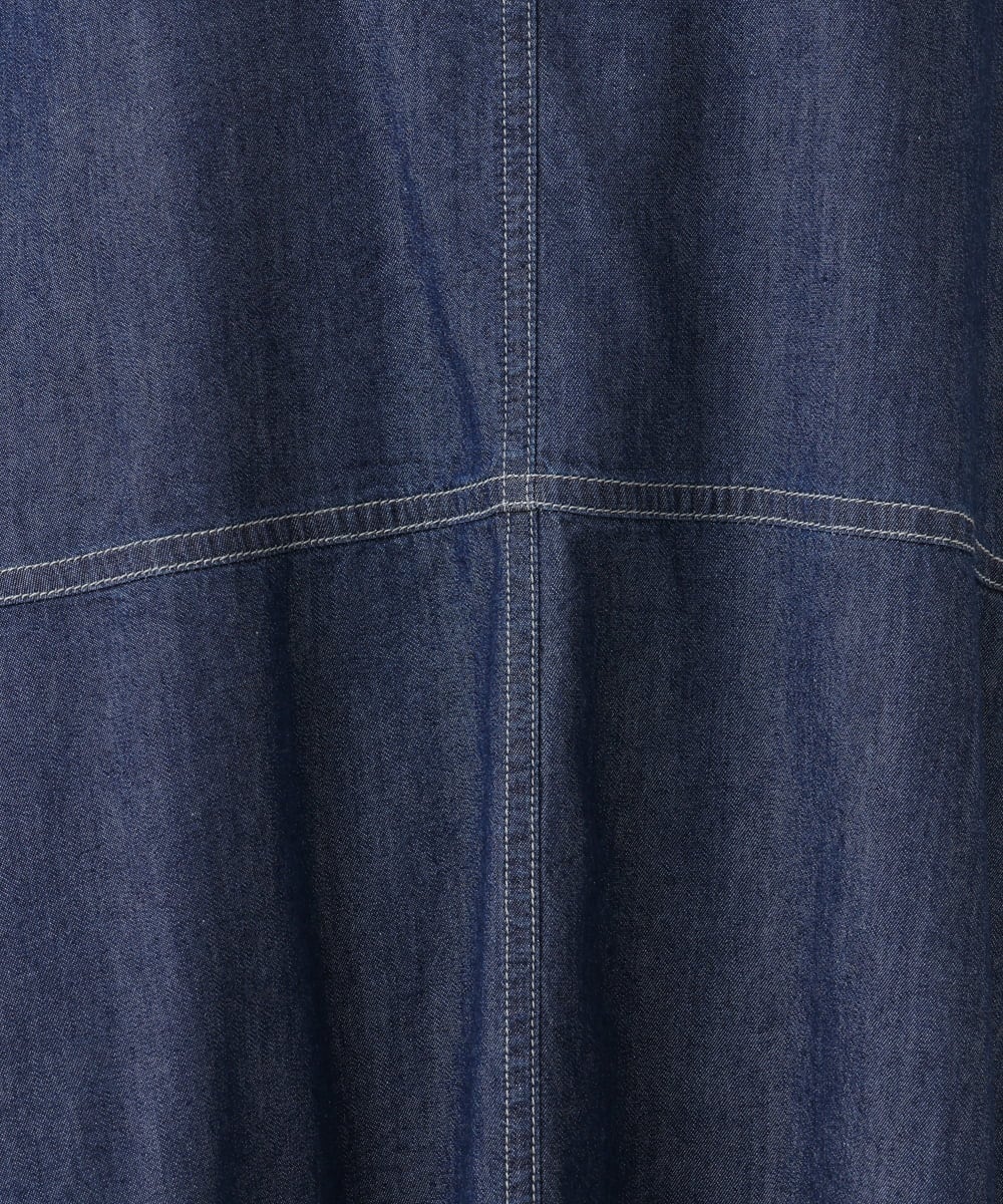 OLEGD22119 eur3(エウルキューブ) 【大きいサイズ】デニムワンピース ネイビー