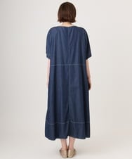 OLEGD22119 eur3(エウルキューブ) 【大きいサイズ】デニムワンピース ネイビー
