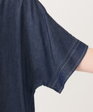OLEGD22119 eur3(エウルキューブ) 【大きいサイズ】デニムワンピース ネイビー