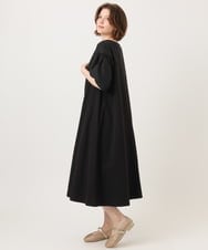 OLEGD24129 eur3(エウルキューブ) 【WEB先行販売】【大きいサイズ】切り替えコンビワンピース ブラック