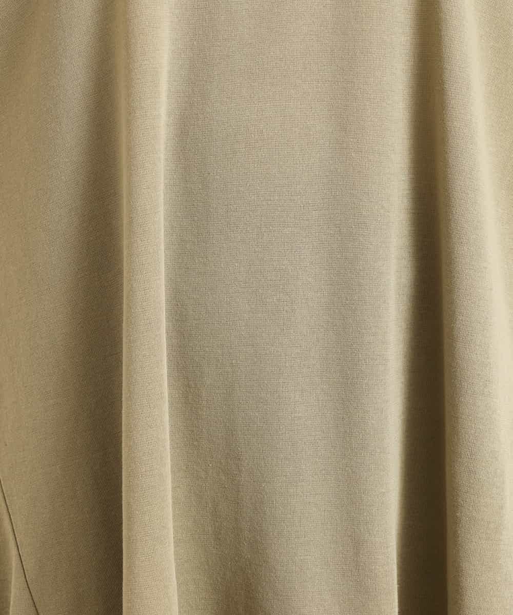 OLEGM39060 eur3(エウルキューブ) 【大きいサイズ】袖ストリングイレヘムチュニック カーキ(36)