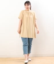 OLEGS43080 eur3(エウルキューブ) 【大きいサイズ/11号サイズあり】マルチWAYチュニック オレンジ(15)