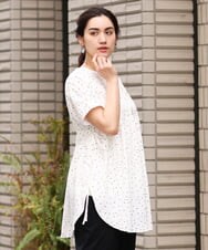 OLEGS43080 eur3(エウルキューブ) 【大きいサイズ/11号サイズあり】マルチWAYチュニック ホワイト(90)