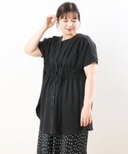 OLEGS43080 eur3(エウルキューブ) 【大きいサイズ/11号サイズあり】マルチWAYチュニック ブラック(94)