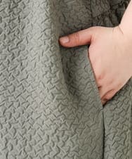 OLEGV07119 eur3(エウルキューブ) 【大きいサイズ】ポコポコキャミワンピース カーキ(36)