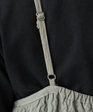 OLEGV07119 eur3(エウルキューブ) 【大きいサイズ】ポコポコキャミワンピース カーキ(36)
