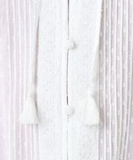 OLEGV28169 eur3(エウルキューブ) 【大きいサイズ】インド刺繍ワンピース ホワイト(90)