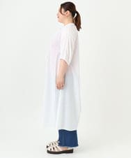 OLEGV28169 eur3(エウルキューブ) 【大きいサイズ】インド刺繍ワンピース ホワイト(90)