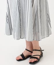 OLEHA07139 eur3(エウルキューブ) 【大きいサイズ/2WAY】コットンボイルサマーワンピース ブラック(94)