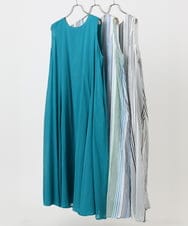 OLEHA07139 eur3(エウルキューブ) 【大きいサイズ/2WAY】コットンボイルサマーワンピース ブラック(94)