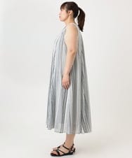 OLEHA07139 eur3(エウルキューブ) 【大きいサイズ/2WAY】コットンボイルサマーワンピース ブラック(94)