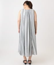 OLEHA07139 eur3(エウルキューブ) 【大きいサイズ/2WAY】コットンボイルサマーワンピース ブラック(94)