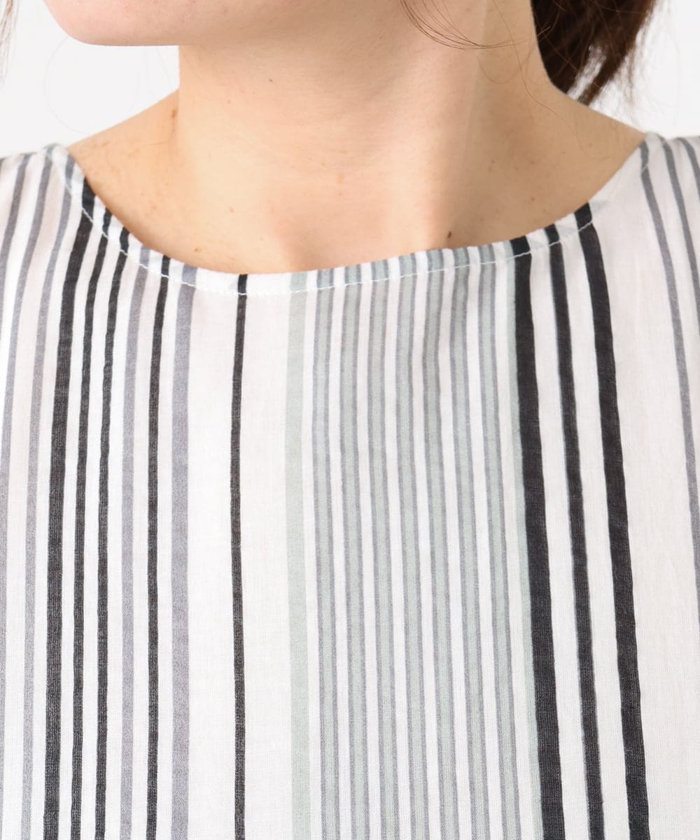 OLEHA07139 eur3(エウルキューブ) 【大きいサイズ/2WAY】コットンボイルサマーワンピース ブラック(94)
