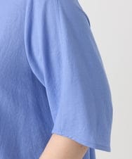 OLEHA27099 eur3(エウルキューブ) 【大きいサイズ/接触冷感】カノコバックフレアチュニック ブルー(55)