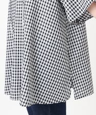 OLEHA28099 eur3(エウルキューブ) 【大きいサイズ】ぽこぽこフレアスリーブチュニック ホワイト(90)