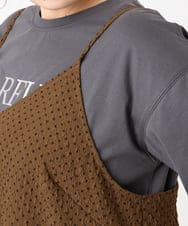 OLEHA30129 eur3(エウルキューブ) 【WEB先行販売】【大きいサイズ】エンボスドットワンピース モカ(84)