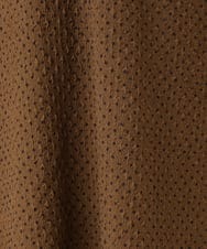 OLEHA30129 eur3(エウルキューブ) 【WEB先行販売】【大きいサイズ】エンボスドットワンピース モカ(84)