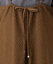 OLEHA30129 eur3(エウルキューブ) 【WEB先行販売】【大きいサイズ】エンボスドットワンピース モカ(84)