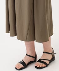 OLEHA38129 eur3(エウルキューブ) 【大きいサイズ】ヴィンテージポプリンワンピース カーキ(36)