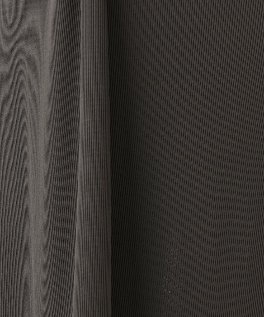 OLEHD25129 eur3(エウルキューブ) 【WEB先行販売】【大きいサイズ】リブジャージーノースリーブワンピース ダークグレー