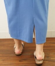 OLEHP38070 eur3(エウルキューブ) 【大きいサイズ/a.v.v×eur3/11号サイズあり】ランタンスリーブワンピース ブルー(55)