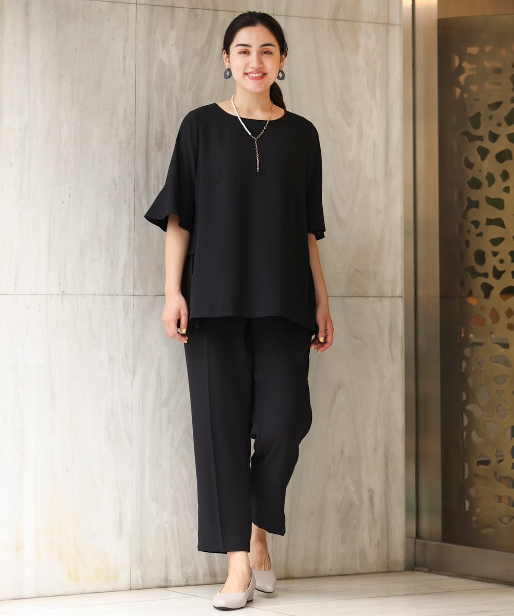 大きいサイズ/11号サイズあり】バックプリーツセットアップ  